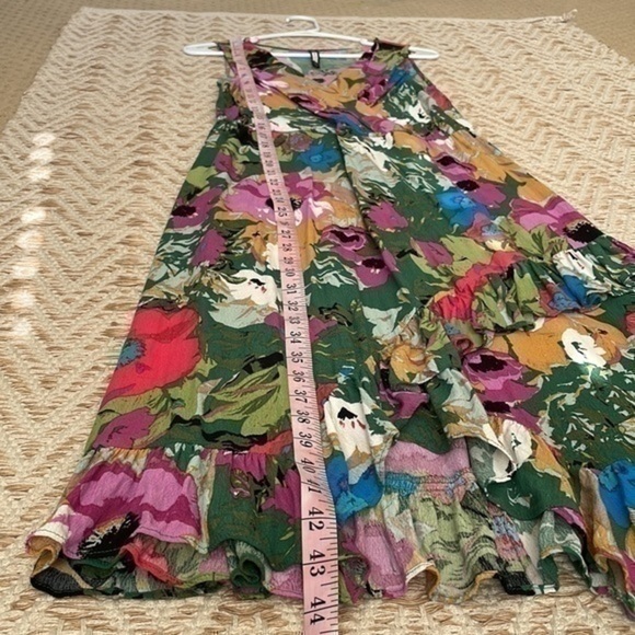 Plenty by Tracy Reese Anthropologie Daphne wrap floral ruffle dress small - Picture 7 of 10